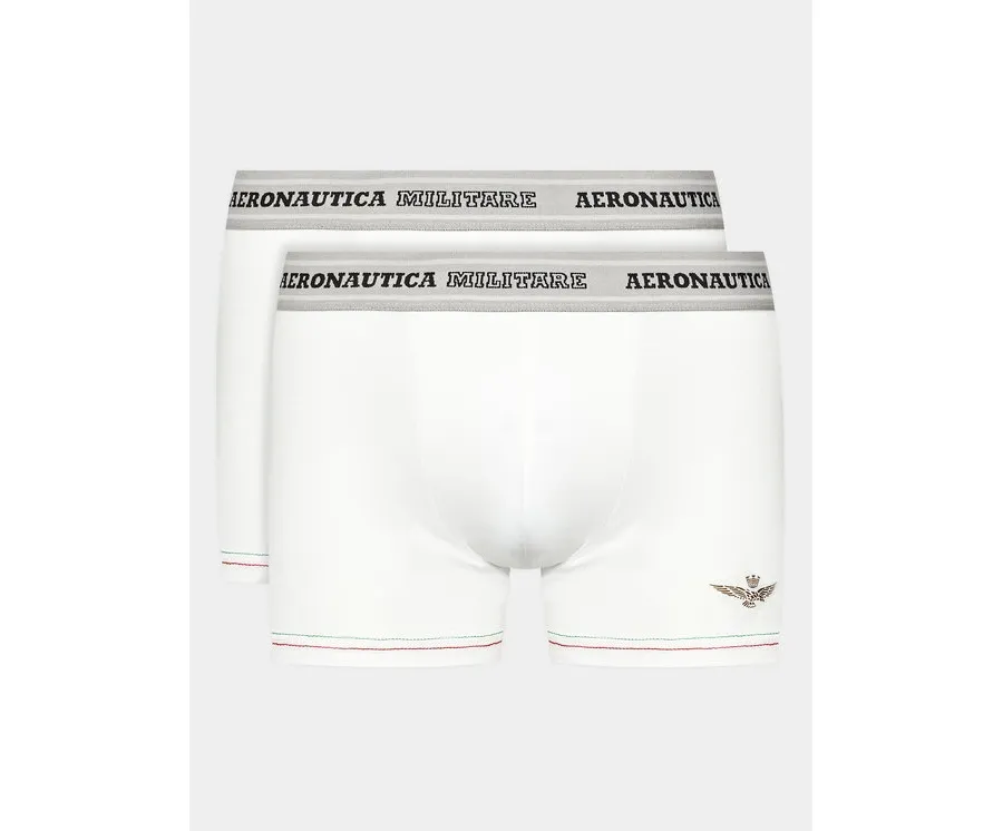 obrazek 1 Aeronautica Militare Komplet 2 par bokserek AM1UBX003 Biały
