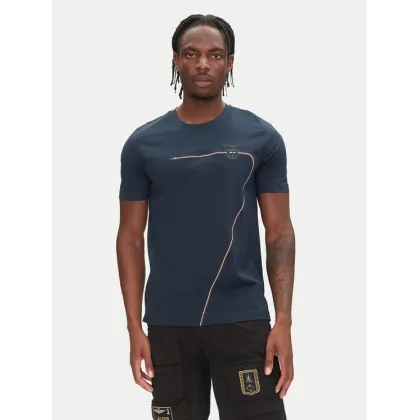 Zdjęcie Aeronautica Militare T-Shirt 251TS2417J682 Granatowy Regular Fit