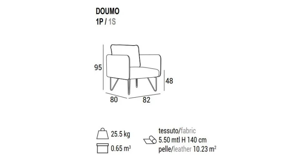 obrazek 3 Elegancki fotel Doumo do poczekalni
