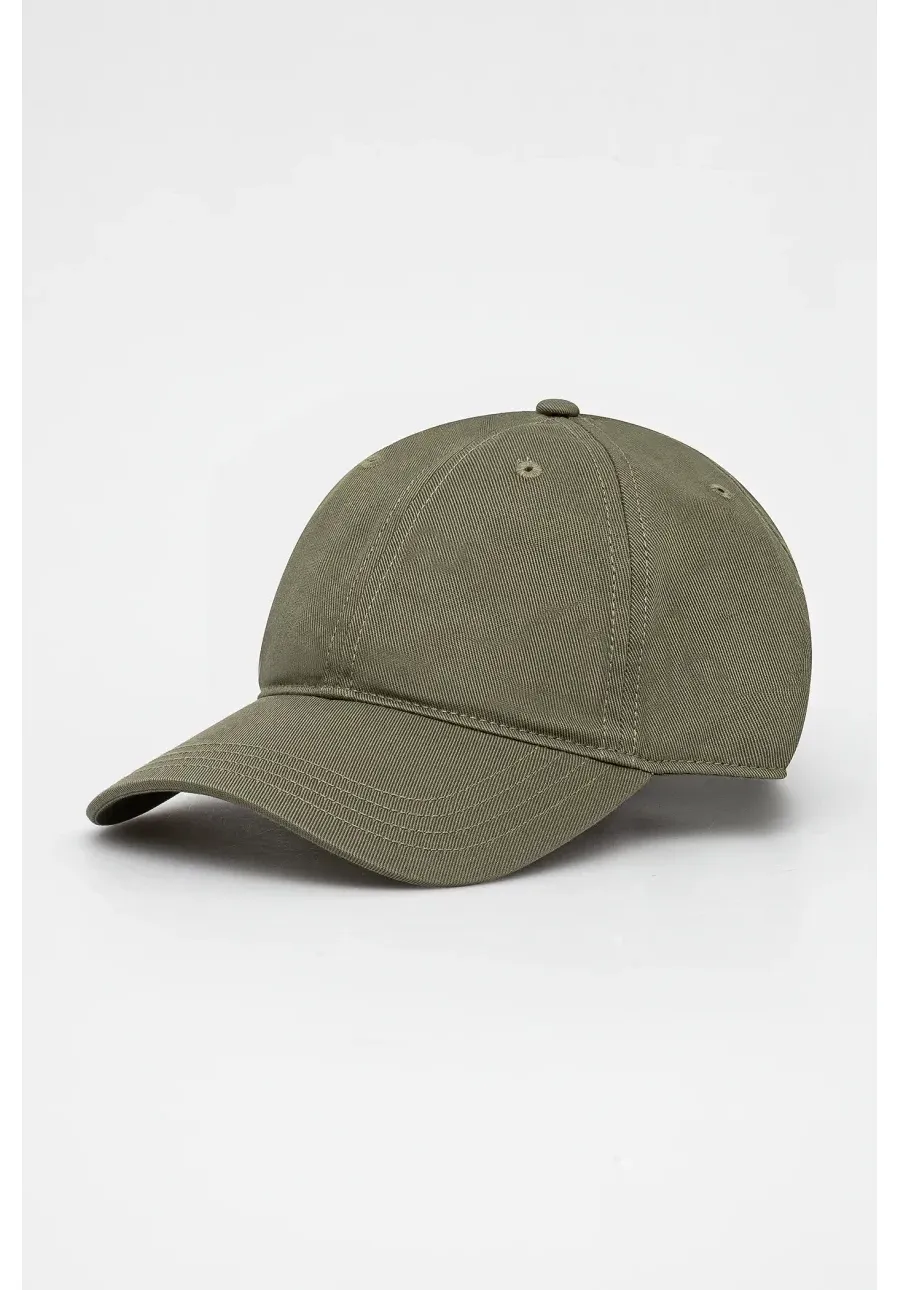 obrazek 1 Lacoste czapka z daszkiem bawełniana kolor zielony gładka RK0440
