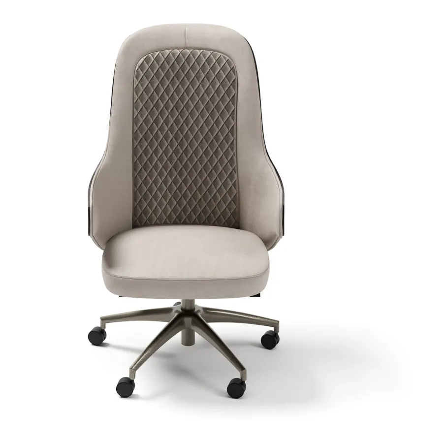 obrazek 12 Eleganckie biurowe krzesło w stylu modernistycznym - prosto z Włoch