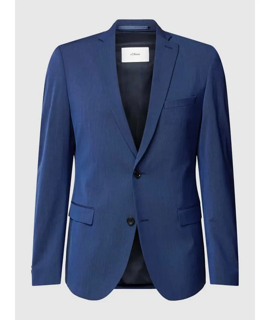 obrazek 1 Marynarka na 2 guziki o kroju slim fit z dodatkiem wiskozy