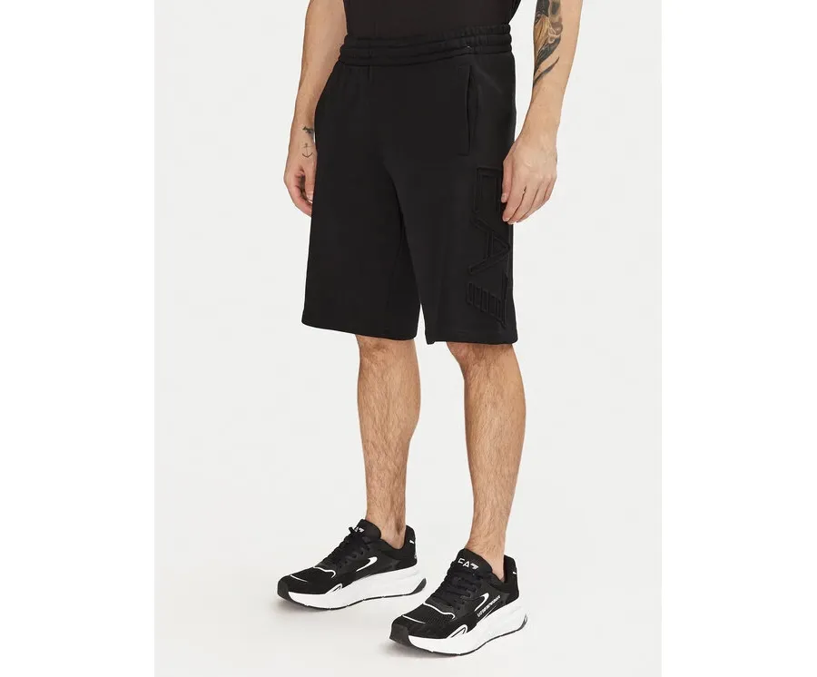 obrazek 1 EA7 Emporio Armani Szorty sportowe 7M000153 AF10432 UC001 Czarny Regular Fit