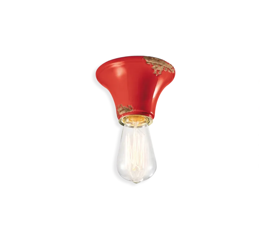 obrazek 8 Minimalistyczna w formie włoska lampa sufitowa-plafoniera Vintage
