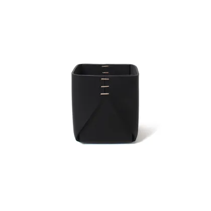 Picture Italian container made of natural leather