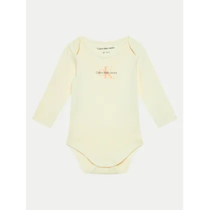 Zdjęcie Calvin Klein Jeans Body dziecięce IN0IN00033 Żółty