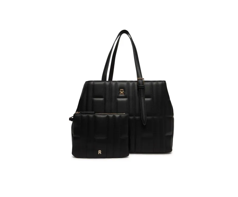 obrazek 1 Tommy Hilfiger Torebka Th Feminine Tote AW0AW17452 Czarny