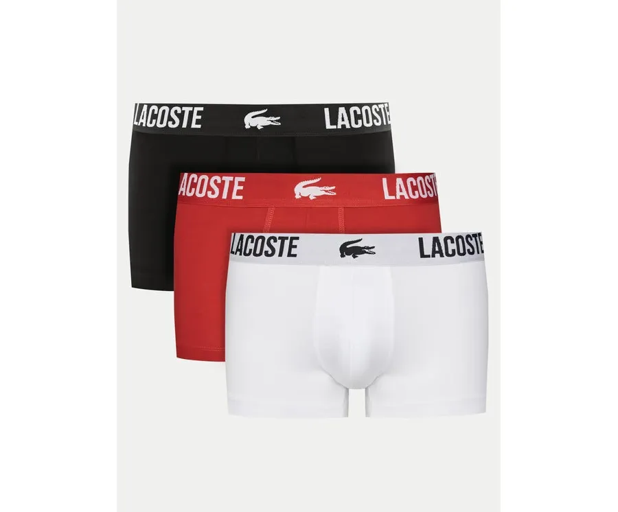obrazek 1 Lacoste Komplet 3 par bokserek 5H2393 Kolorowy