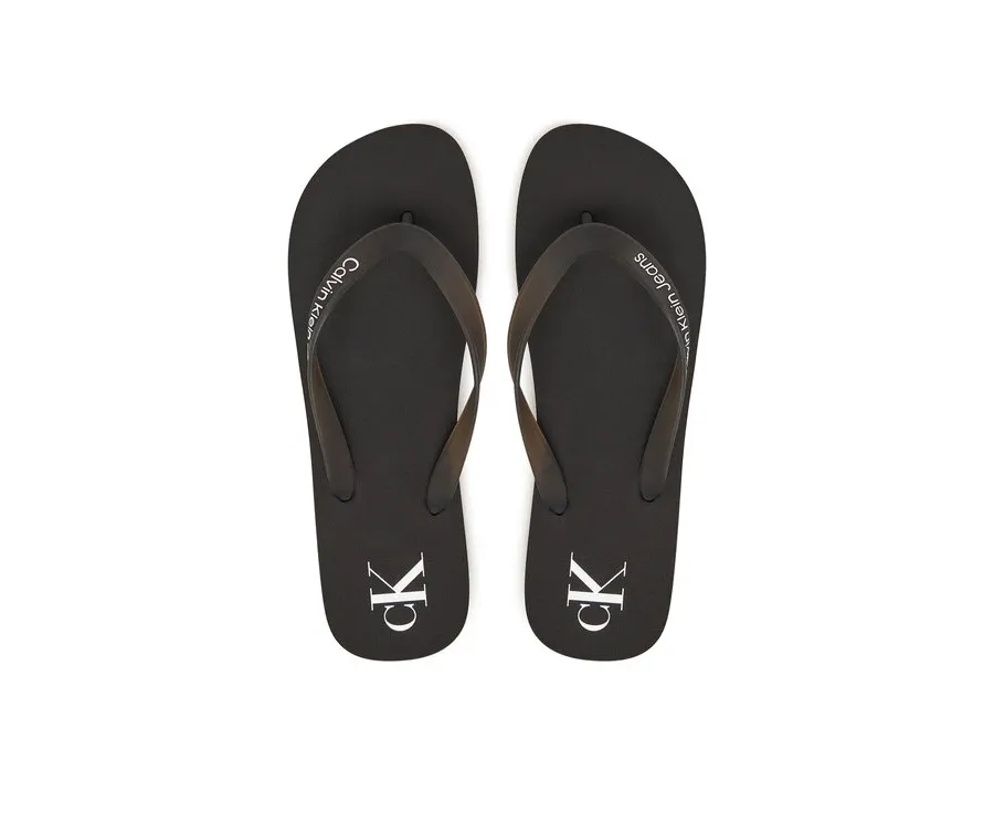 obrazek 1 Calvin Klein Jeans Japonki Beach Sandal Transparent Tpu YM0YM01267 Czarny