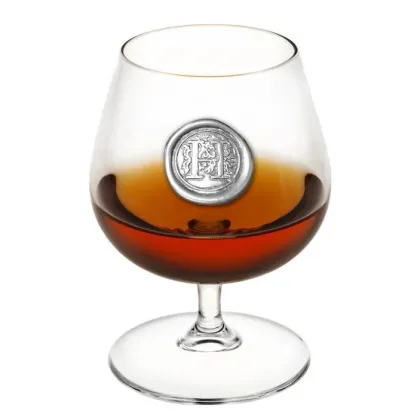 Zdjęcie Nowoczesny kieliszek do brandy z dekoracyjną literką