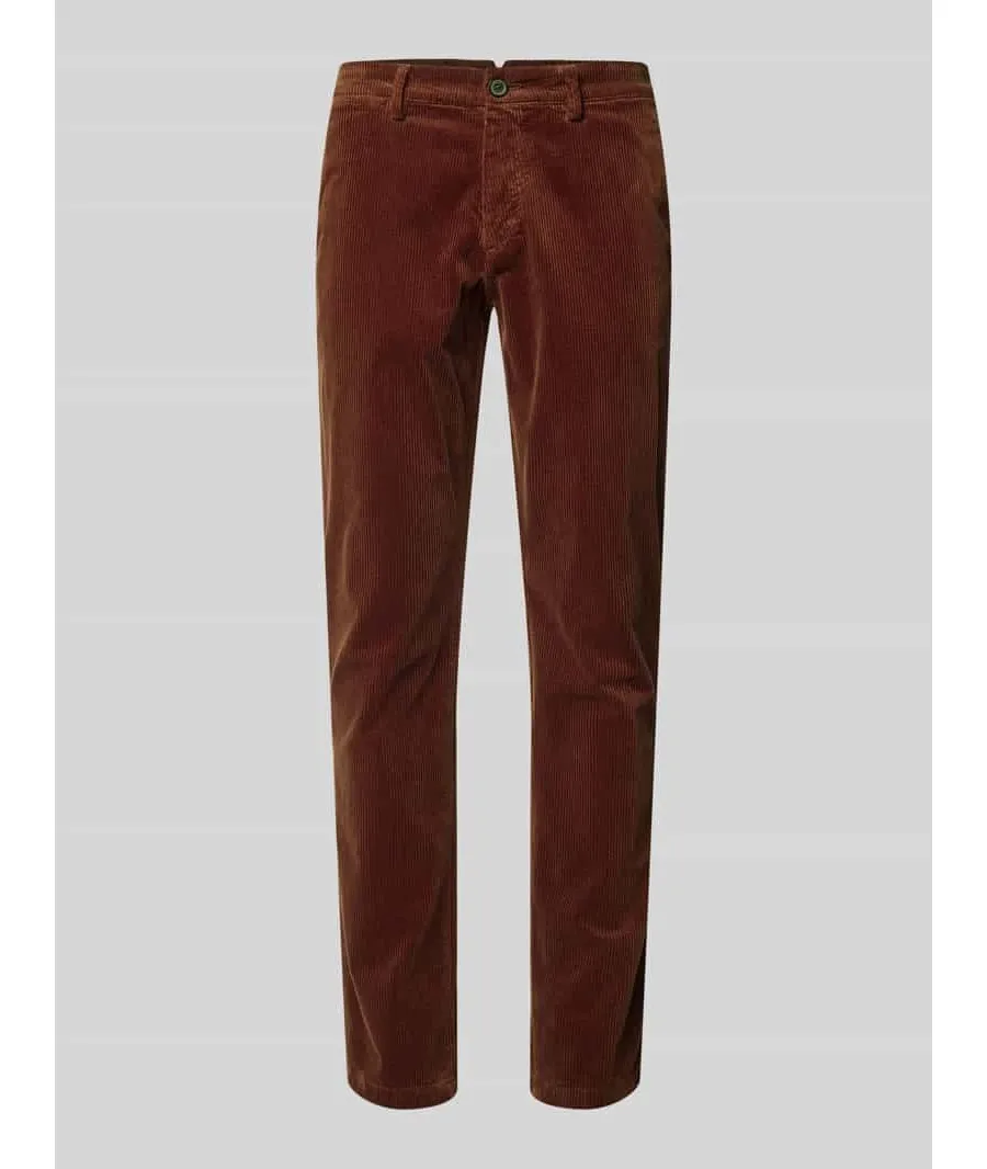 obrazek 1 Spodnie sztruksowe o kroju slim fit model ‘Subway’