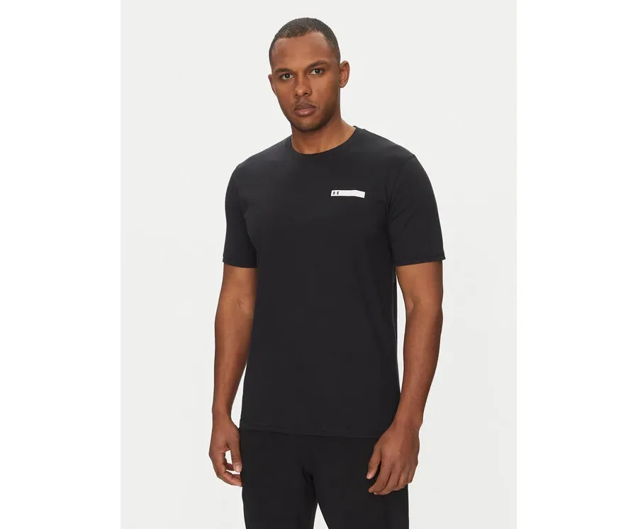 obrazek 1 Under Armour T-Shirt Strip Logo 1390203 Czarny Relaxed Fit