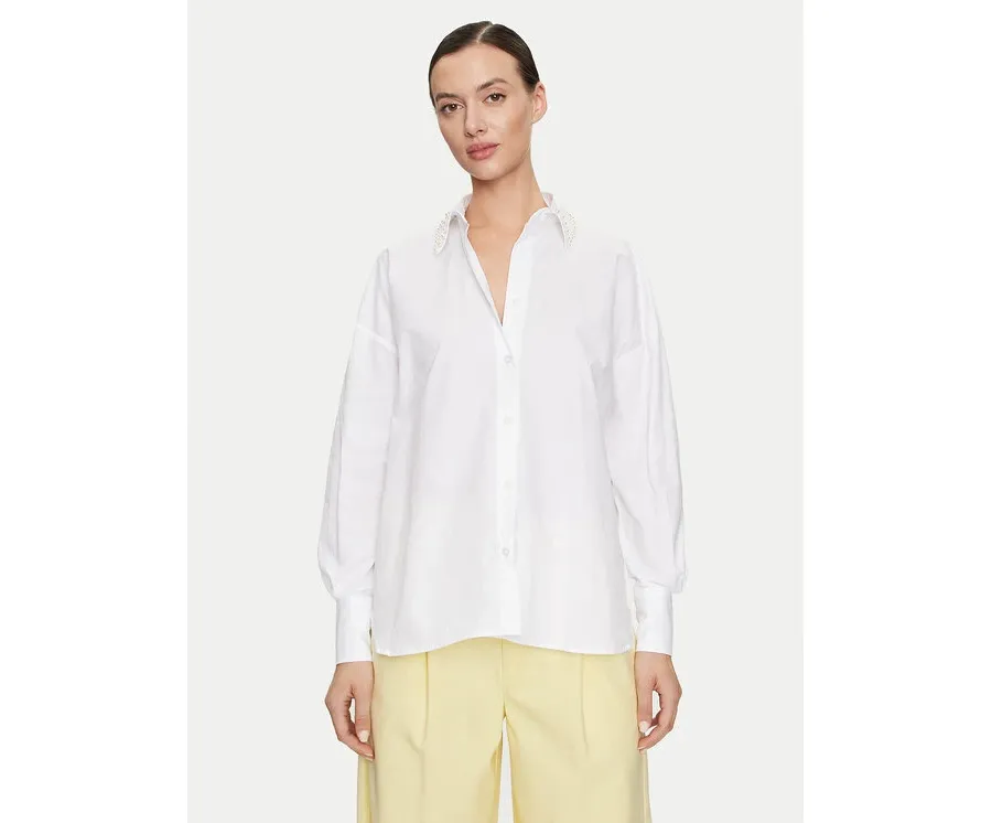 obrazek 1 ViCOLO Koszula RB0068 Biały Relaxed Fit