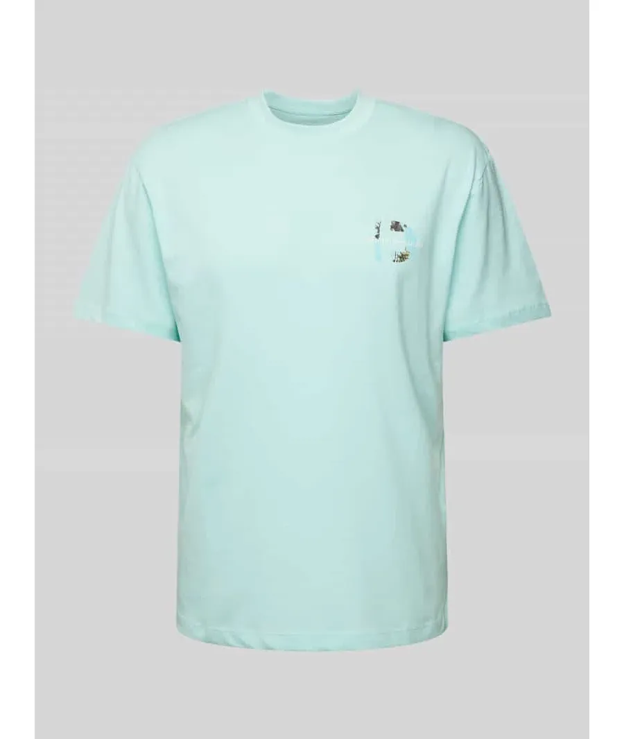 obrazek 1 T-shirt o luźnym kroju z nadrukiem z logo