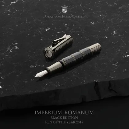 Zdjęcie Ekskluzywne, czarne pióro wieczne Imperium Romanum