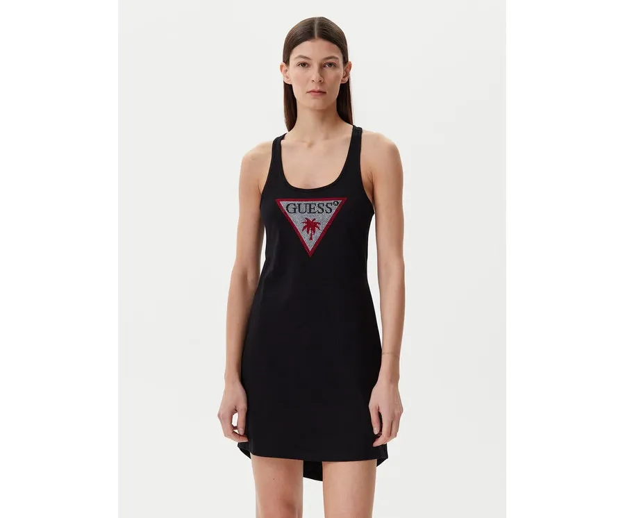 obrazek 1 Guess Sukienka letnia E5GP01 I3Z14 Czarny Regular Fit