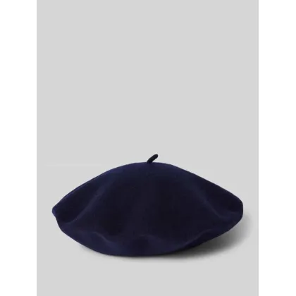 Zdjęcie Beret z wełny z fakturowanym wzorem