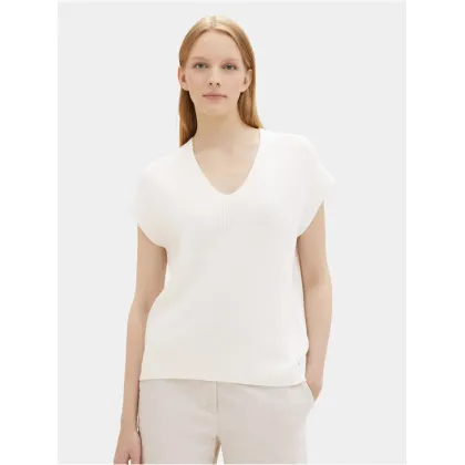 Zdjęcie Tom Tailor Sweter 1040334 Écru Loose Fit