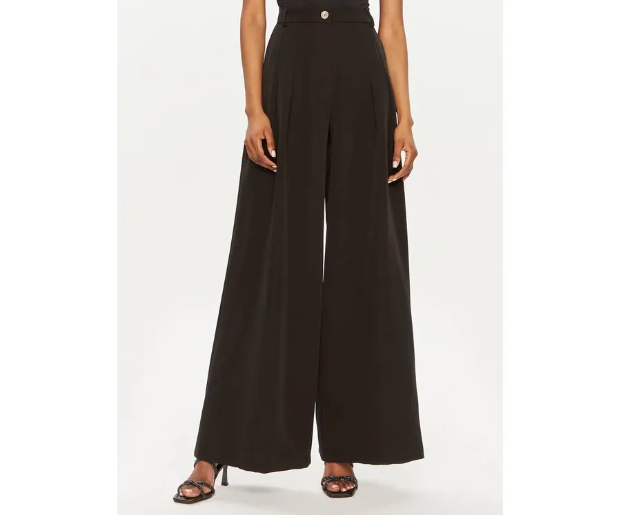 obrazek 1 Maryley Spodnie palazzo 24EB579/43NE Czarny Regular Fit