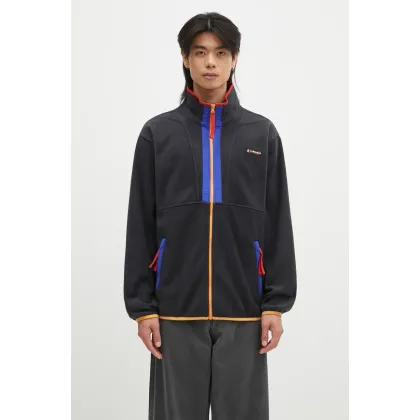 Zdjęcie Columbia bluza polarowa Backbowl II Full Zip Fleece kolor czarny wzorzysta 2090851