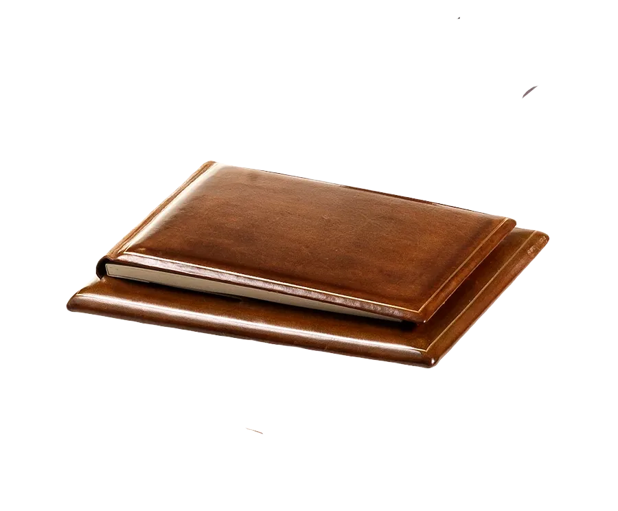 picture 1 Elegant leather notebook for a desk