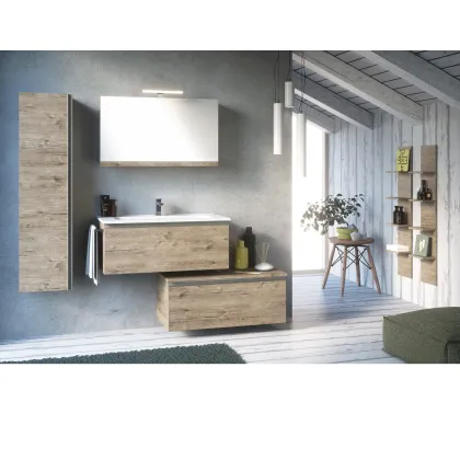 Zdjęcie Komplet mebli do łazienki w stylu minimalistycznym - Proteo Arredo Bagno