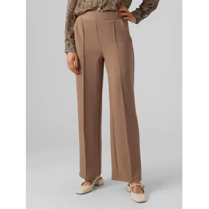 Zdjęcie Vero Moda Spodnie materiałowe 10296830 Brązowy Relaxed Fit