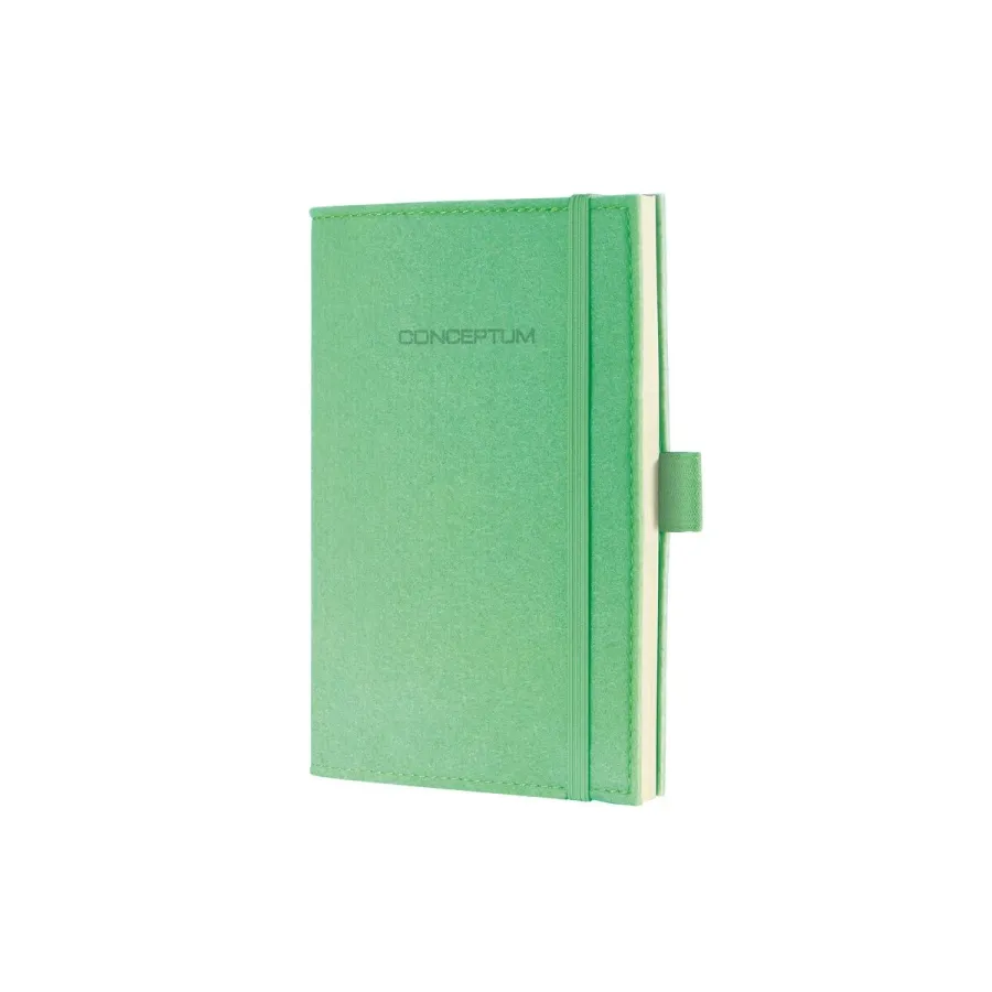obrazek 1 Oryginalne notesy w miękkich okładkach z kolekcji Felt - Light Green
