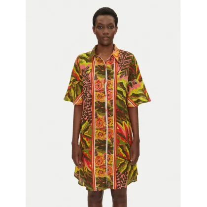 Zdjęcie Iconique Sukienka koszulowa IC25-102 Kolorowy Relaxed Fit