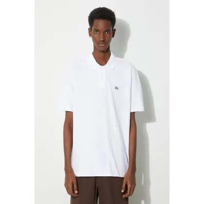 Zdjęcie Woolrich polo bawełniane Classic American Polo kolor biały gładki CFWOPO0062MRUT2555