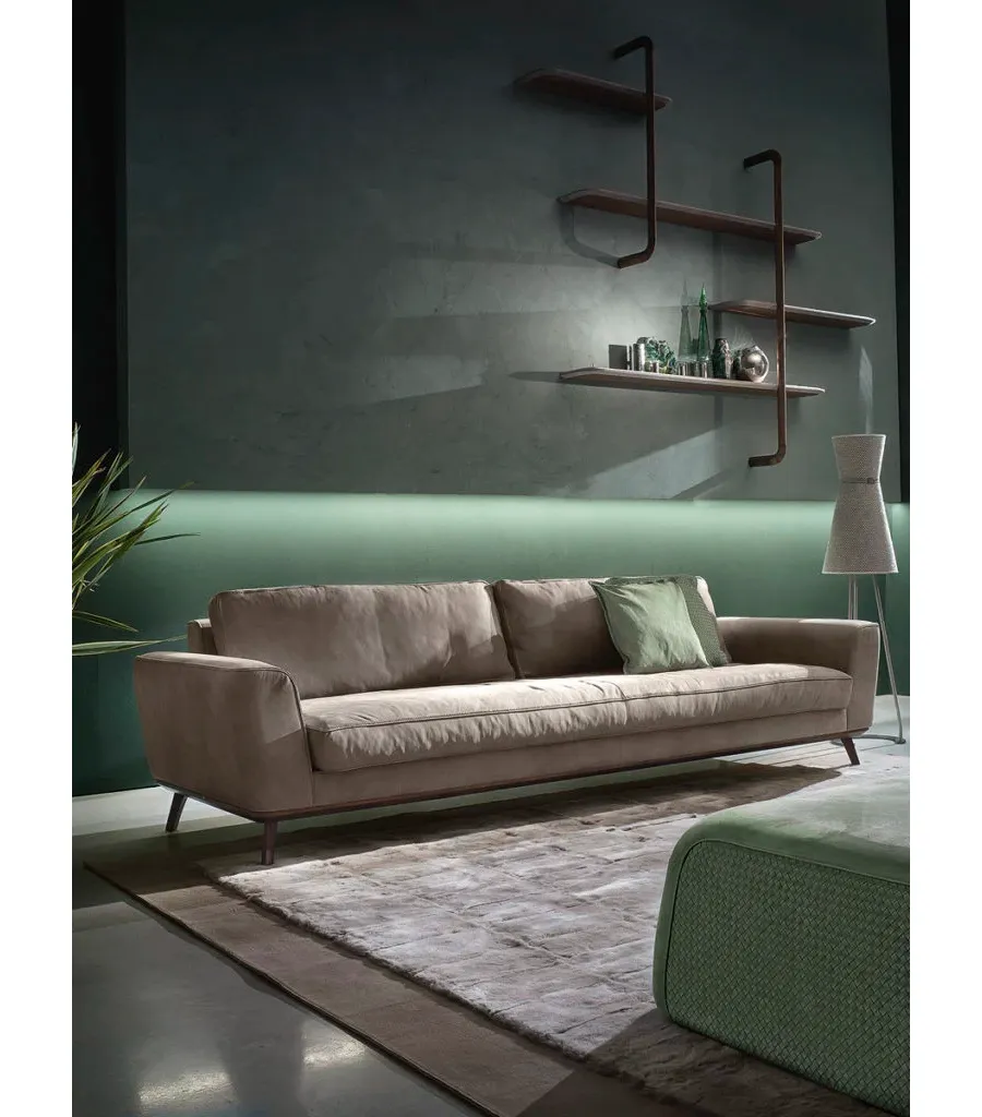 obrazek 3 Włoska sofa - lite drewno i wysokiej jakości skóry lub tkaniny - Ulivi Salotti