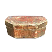 Picture Antique Golden and Bulinata box