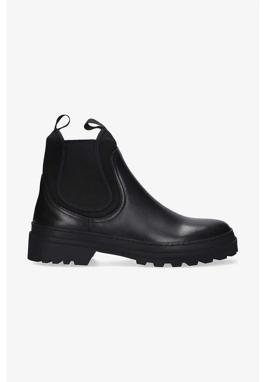 obrazek 1 A.P.C. sztyblety skórzane Chelsea Adrien męskie kolor czarny PXBSJ.H54245-BLACK