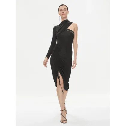 Zdjęcie Just Cavalli Sukienka koktajlowa 75PAO9A7 Czarny Slim Fit