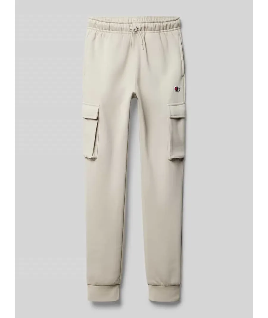obrazek 1 Spodnie dresowe o kroju regular fit z wyhaftowanym logo