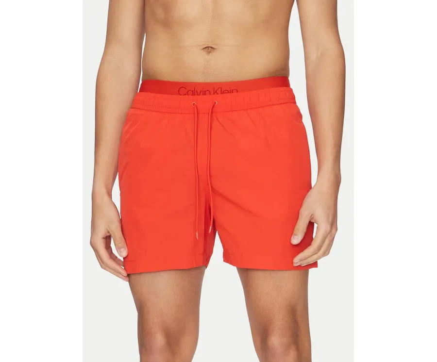 obrazek 1 Calvin Klein Swimwear Szorty kąpielowe KM0KM01104 Czerwony Regular Fit