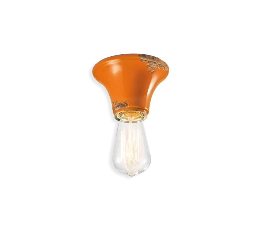 obrazek 6 Minimalistyczna w formie włoska lampa sufitowa-plafoniera Vintage