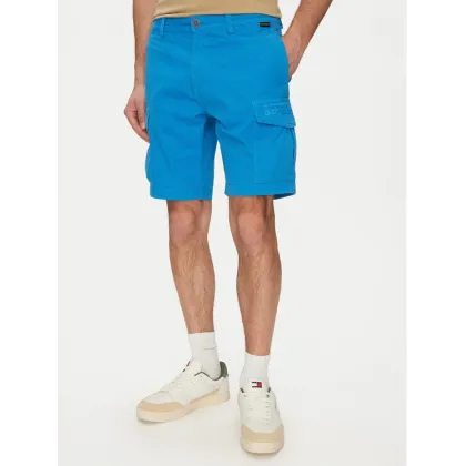Zdjęcie Napapijri Szorty materiałowe N-Deline NP0A4HOT Niebieski Regular Fit