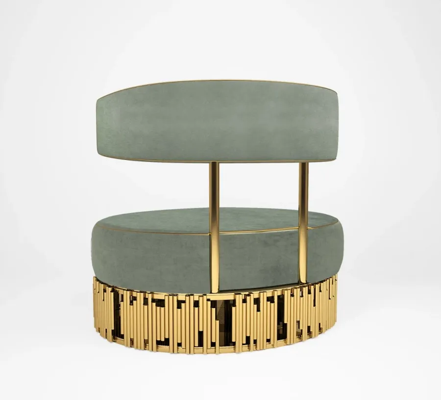 obrazek 3 Zielony stylowy fotel do salonu – Muranti