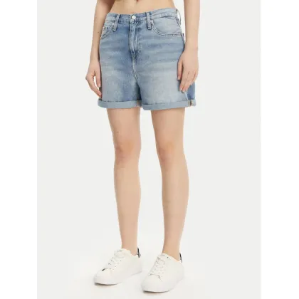 Zdjęcie Calvin Klein Jeans Szorty jeansowe J20J225152 Niebieski Mom Fit