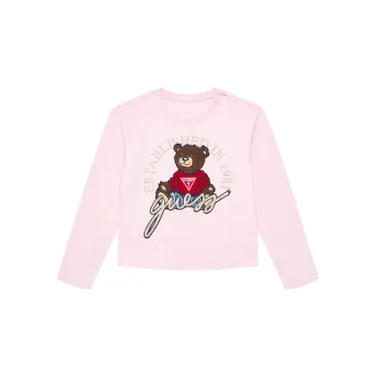 Zdjęcie Guess Bluzka J4BI10 I3Z14 Różowy Regular Fit
