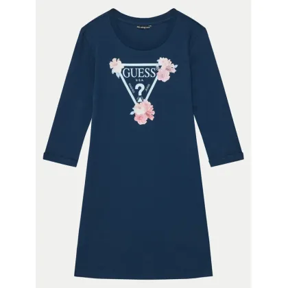 Zdjęcie Guess Sukienka codzienna J3YK13 KA6W4 Błękitny Regular Fit