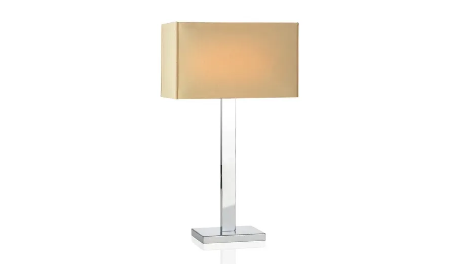 obrazek 2 Elegancka lampa stołowa z chromowanego mosiądzu od marki Lumis 900