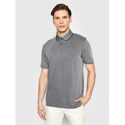 Zdjęcie Selected Homme Polo Leroy 16082844 Szary Regular Fit