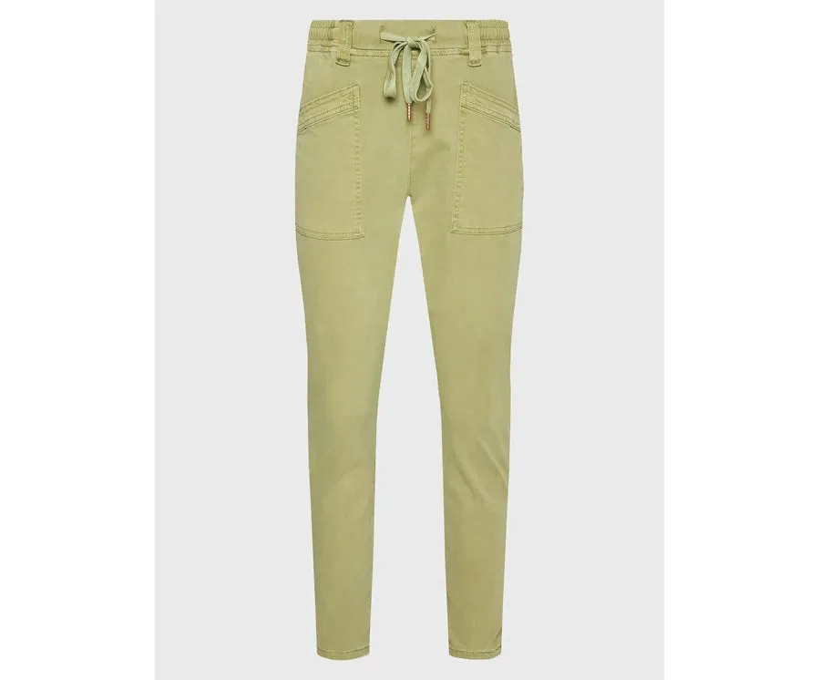 obrazek 1 Cream Spodnie materiałowe Ilo 10611117 Zielony Relaxed Fit