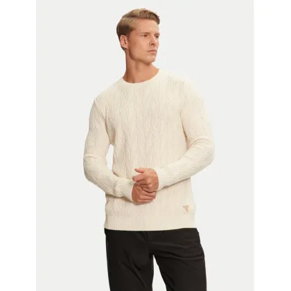 Zdjęcie Guess Sweter Evander M4BR19 Z3HD1 Beżowy Regular Fit
