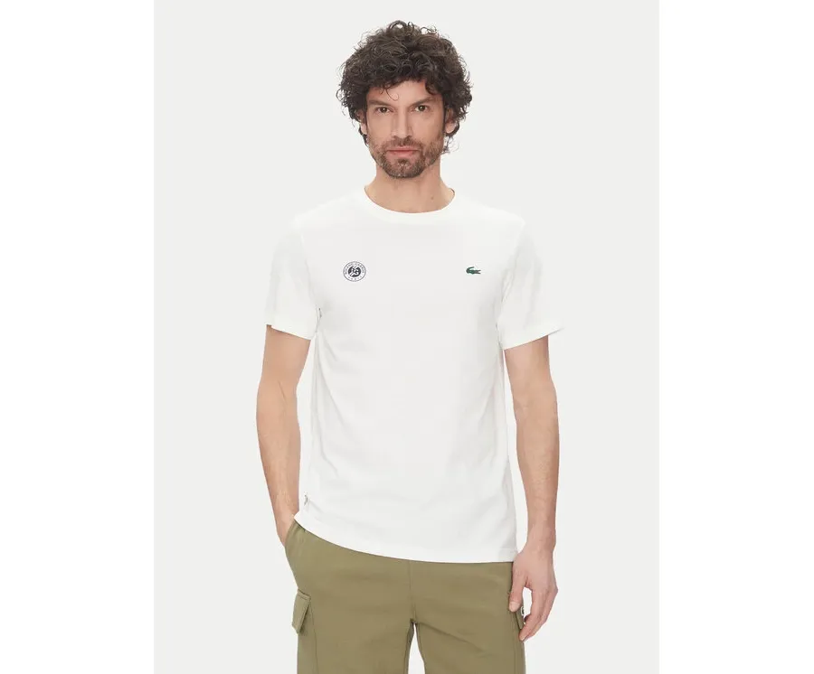 obrazek 1 Lacoste T-Shirt TH8309 Biały Regular Fit