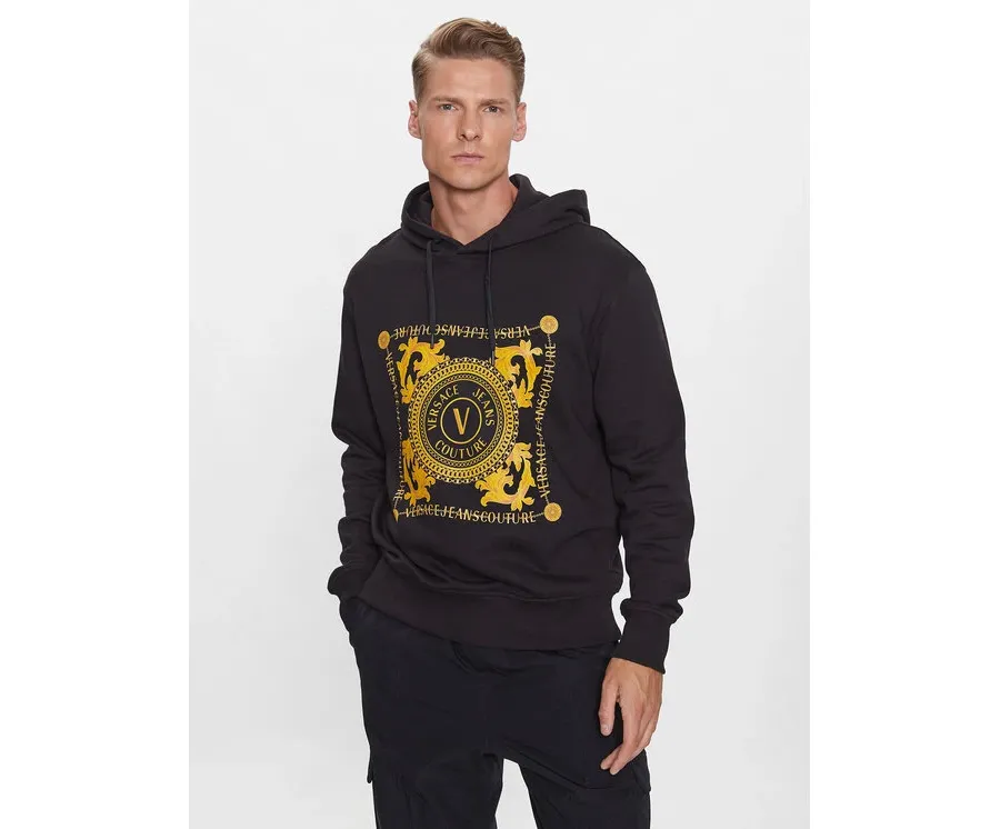 obrazek 1 Versace Jeans Couture Bluza 75GAIF07 Czarny Regular Fit