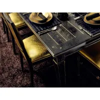 Picture Italian leather dining chair - Brummel