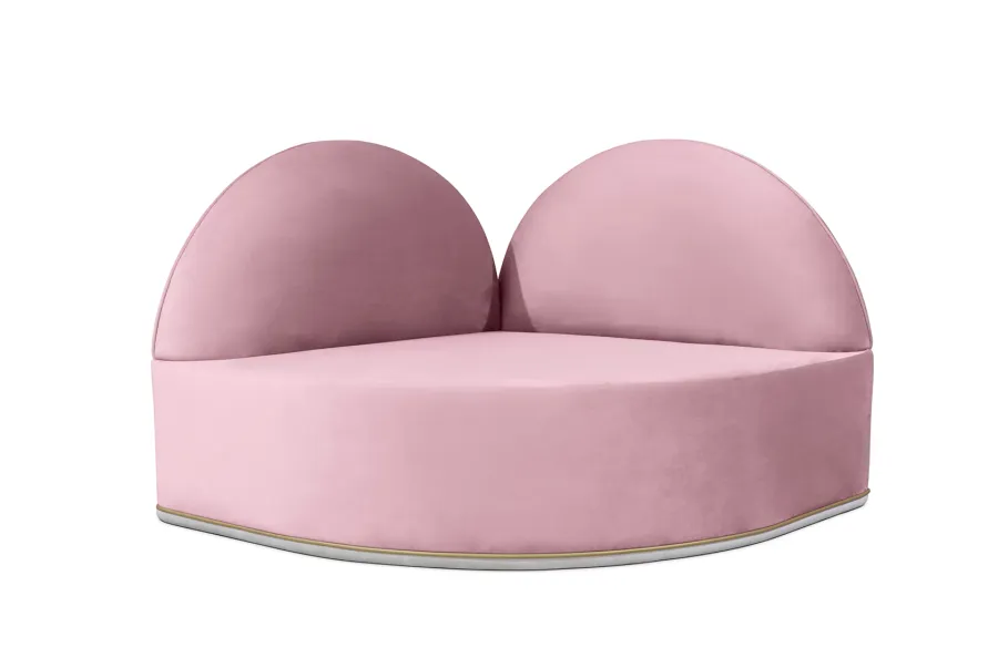 obrazek 2 Różowa designerska sofa dla dzieci